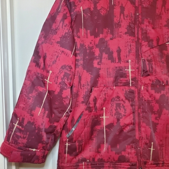 686 Snowboard Jacket - Youth Boys Small - Red - Ski Winter Coat - 686 Manual - Picture 4 of 15